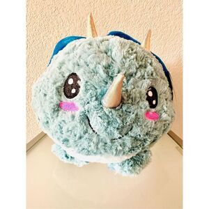 NWT “Hug Me” Reversible Flip Dinosaur Stuffed Animals, also known as "Grump-asau